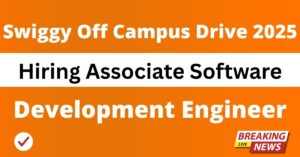 Swiggy Off Campus Drive 2025